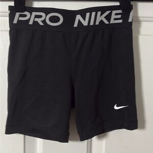 Nike Black Training Shorts with White Logo